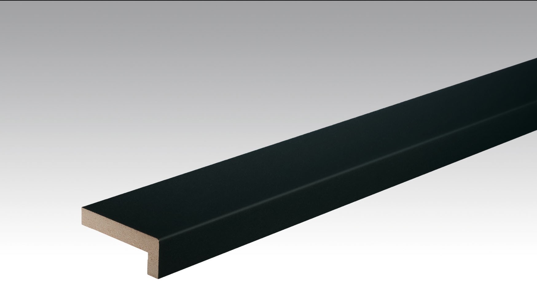 CIMAISE D'ANGLE 2,38m Noir FD 2277 L=2380 l=60 e=22