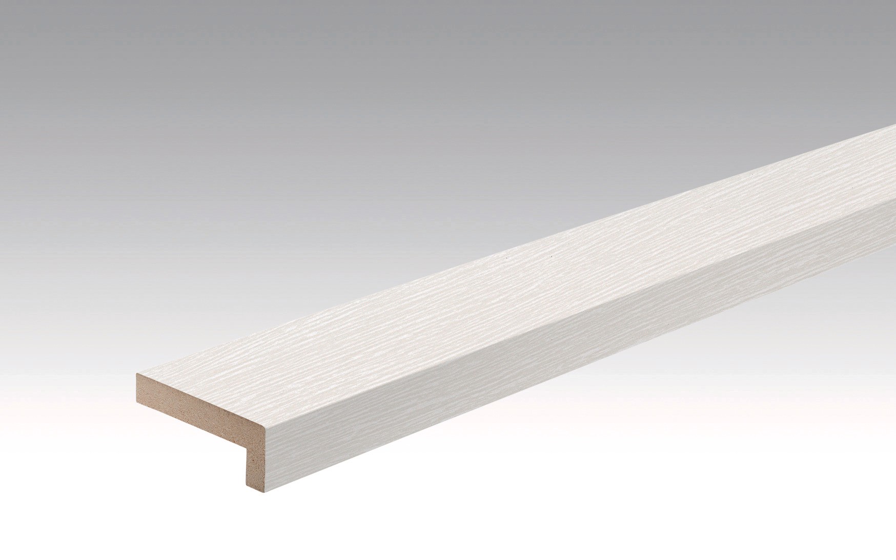 CIMAISE D'ANGLE 2,38m Fineline blanc 4029 L=2380 l=60 e=22