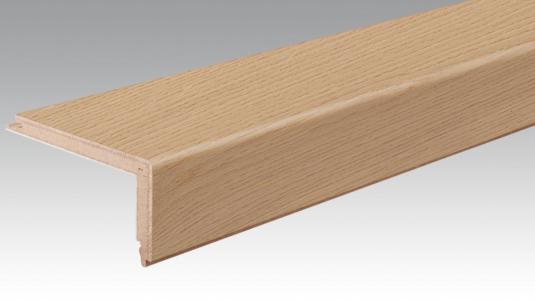 NEZ DE MARCHE PARQUET Chêne authentique crème 9010 | brossé L=2150 l=108 e=60