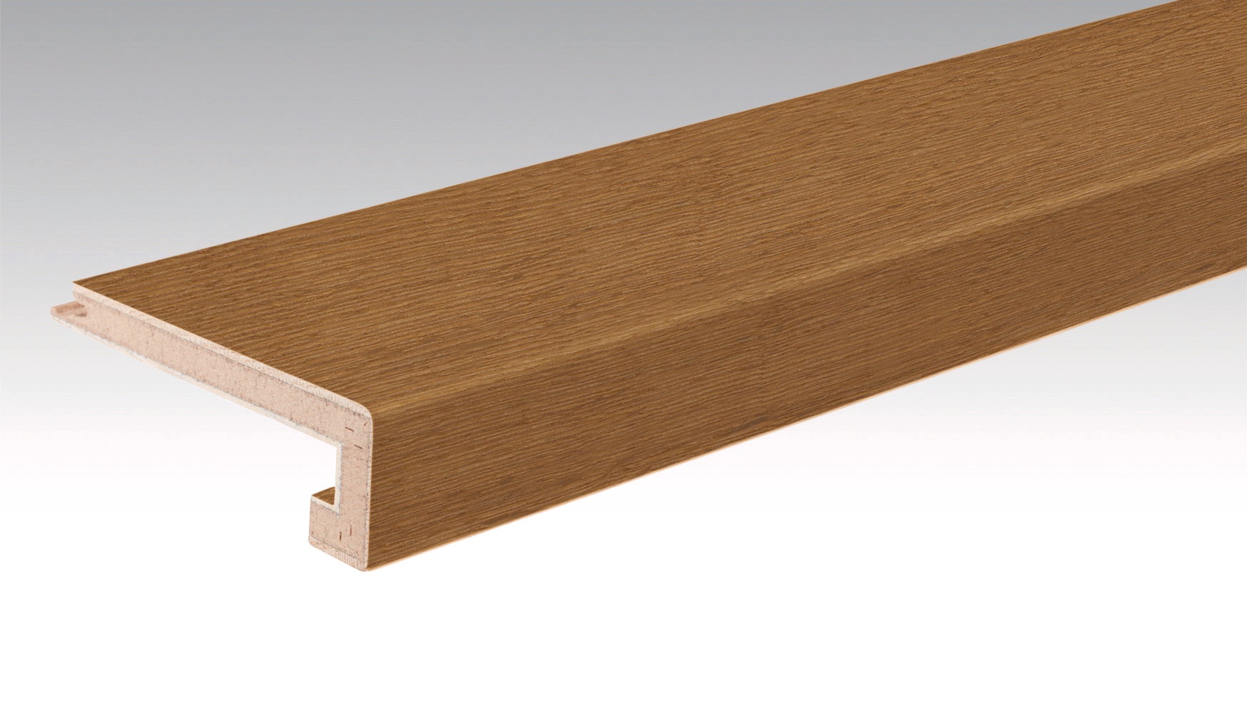 NEZ DE MARCHE PARQUET Chêne authentique étuvé 9016 | brossé L=2150 l=108 e=40