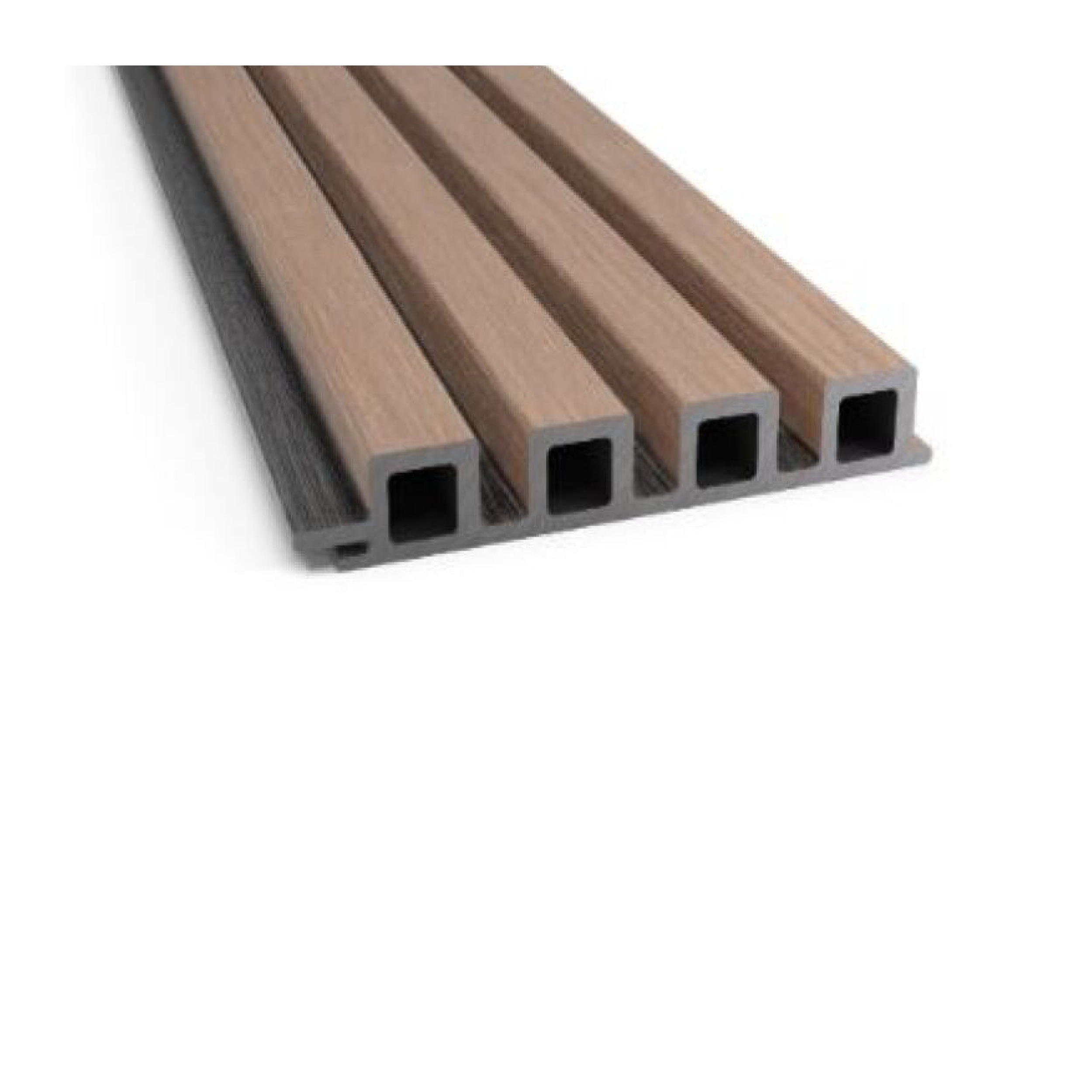 KOVR PANNEAU - Fudge Brown (avec fond noir) - 2900x159x25.5mm (/2pces) 