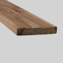 PLANCHER TERRASSE PIN BRUN CLAIR 28X145 - 4.80 M