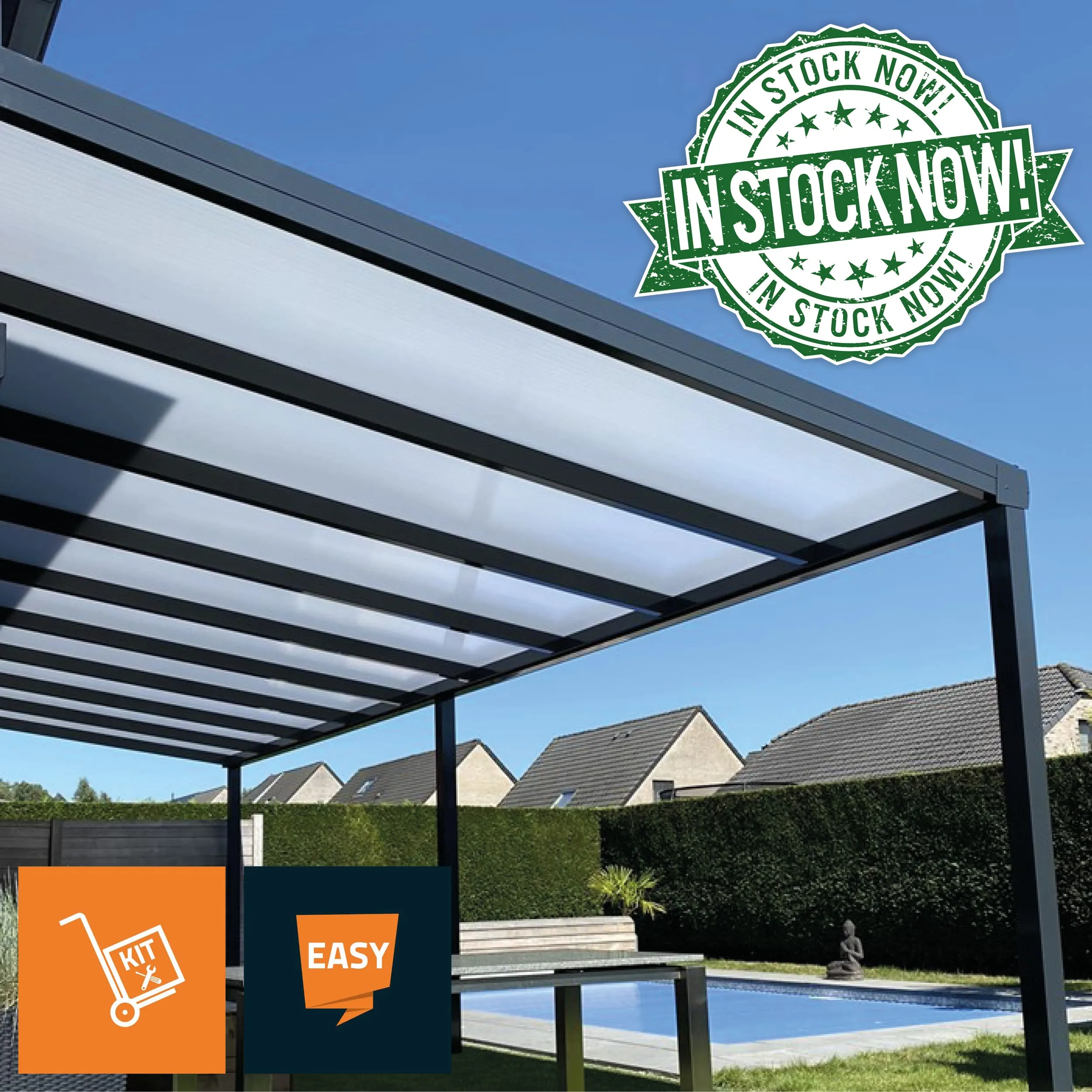 Kit Pescara 7016cx (6000mm x 3500mm) PC Multiwall 16mm Opaal