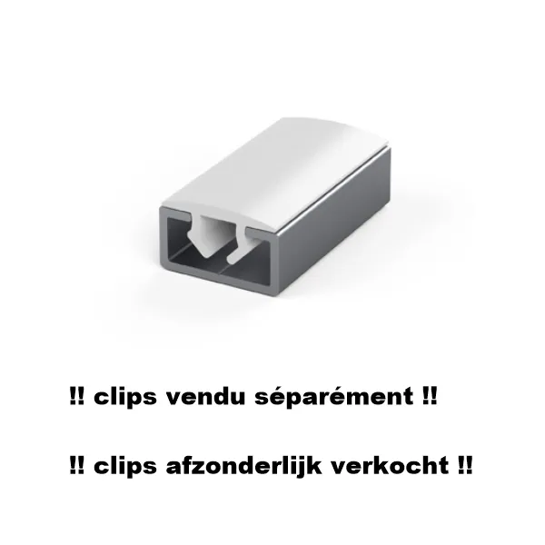 SPIRIT FLEX Profil C alu brut lengte 3.06 m