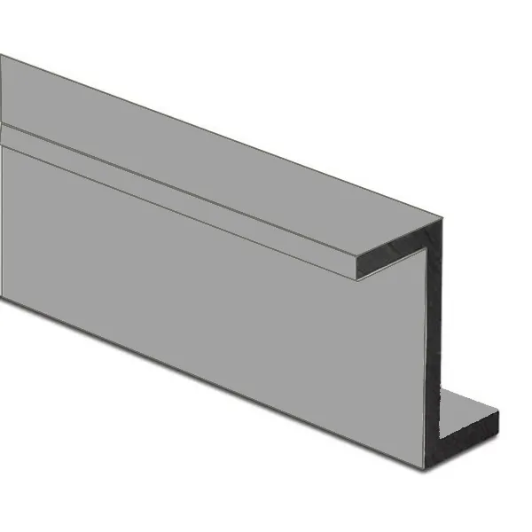 Z Profiel alu ANOD 25 x 25 x 25 x 3  Lengte : 6 m